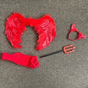 Red Devil Costume Accessories Set